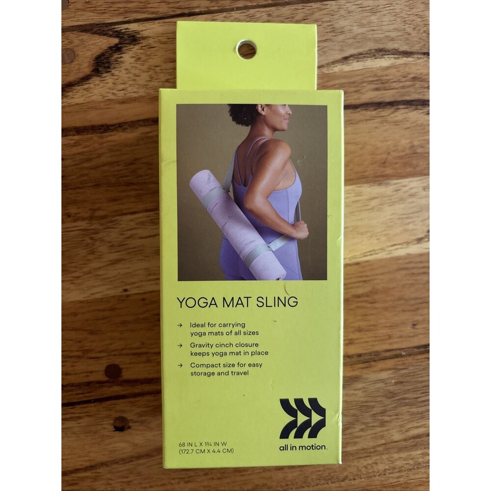 Yoga Mat Sling All In Motion Grey Strap